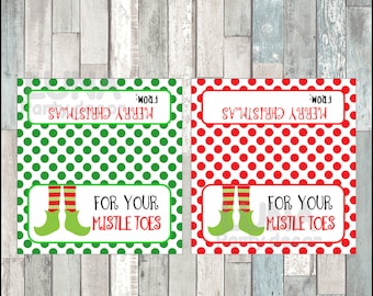 Mistle Toes Printable - Etsy