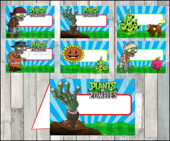 Plants vs. Zombies bingo  Plants vs zombies, Plants vs zombies birthday  party, Plant zombie