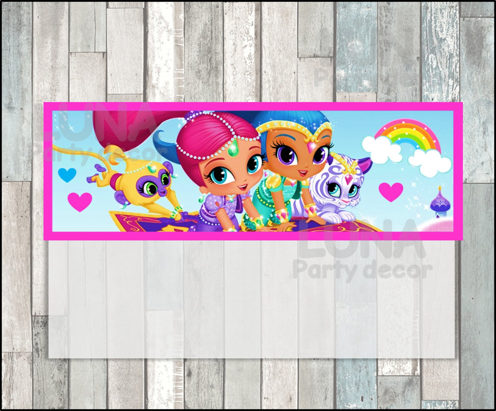 Shimmer and Shine Toppers Instant Download Printable Shimmer - Etsy