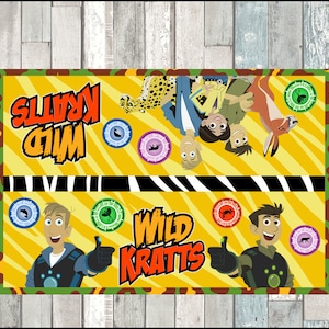 Wild Kratts Toppers instant download, Printable Wild Kratts Bags toppers, Wild Kratts Treat bags toppers