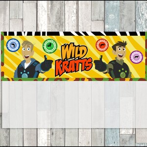 Wild Kratts Toppers Instant Download, Printable Wild Kratts Bags ...