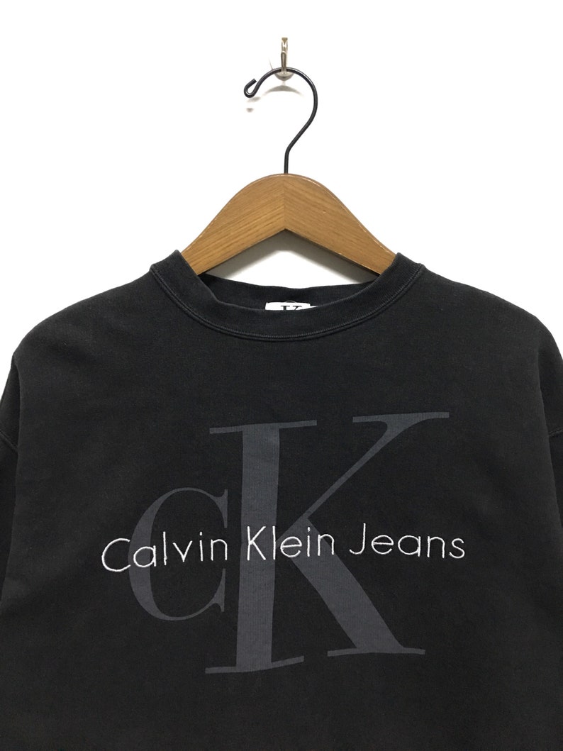 calvin klein embroidered sweatshirt