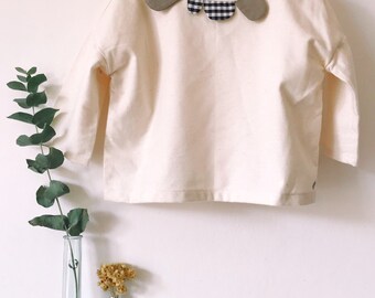 Blouse large pour enfant 100% coton biologique