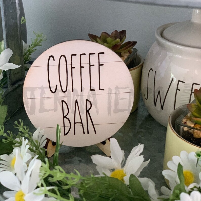 Download Coffee Bar Signs Tiered Tray Kit Glowforge SVG/PDF Cut ...