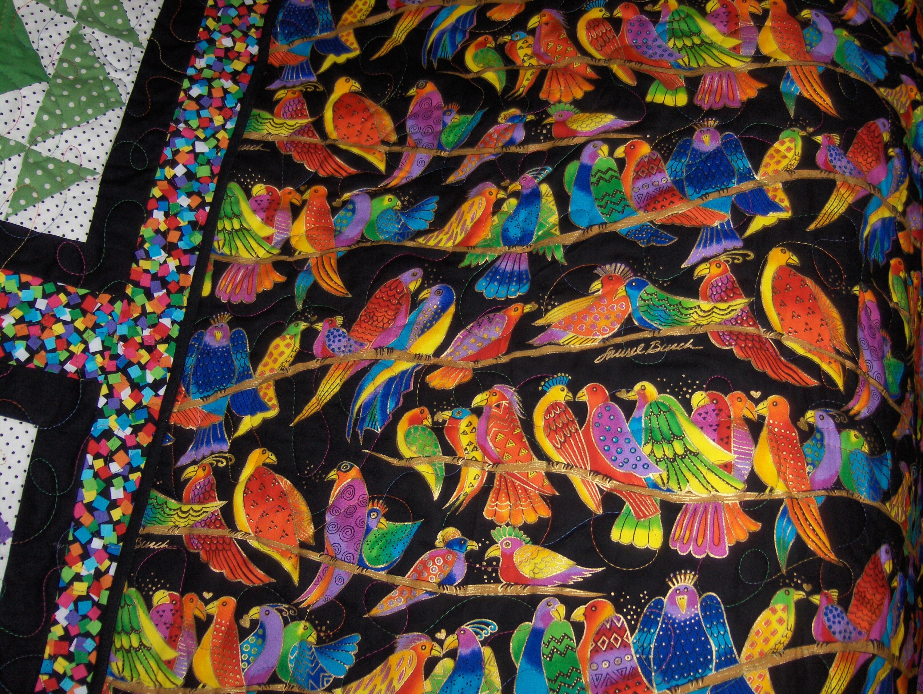 Quilt Birds of a Feather Etsy Duck foot block pattern bird