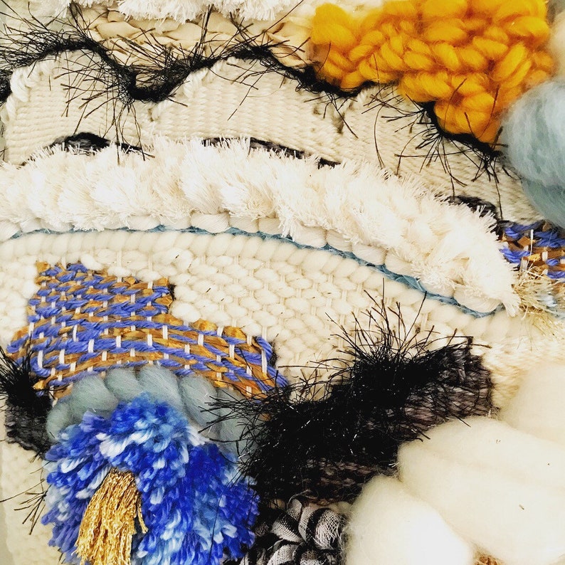 Coral II, Wall Hanging, Woven Tapestry, Woven Wall Art, Modern Weaving