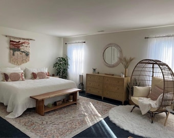 Woven Wall Hanging | Handmade Fiber Art | Boho Wall Art | Neutral and pastel Earthy Wall Hanging | Coastal Decor | Nursery Decor | Tapestry