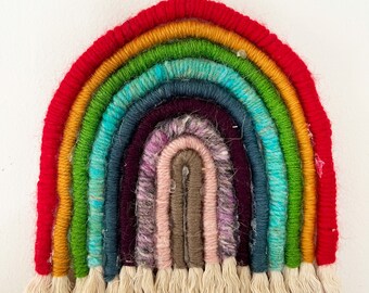 Rainbow wall hanging