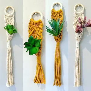 Macrame AIr Plant Holder