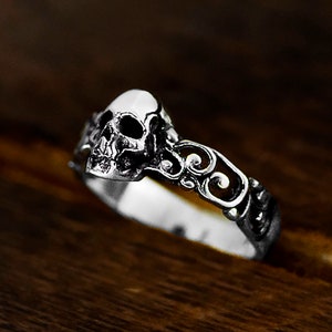 Celtic ring  black stone ring  925 sterling silver