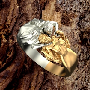 Gothic Steampunk Dracula Silver Ring / Vampire Ring/Halloween Ring/Vampire jewelry made of 925 sterling silver/Unisex Ring/Vampire Bite