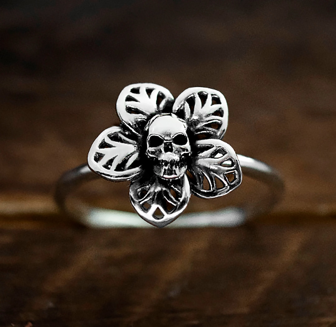 Gothic Rings Ladies Goth Ring Rings for Women Gothic Jewelry 925 Silver Ring - Etsy