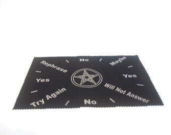 Pendulum Mat 8" x 12"  Pentacle, divination, scrying