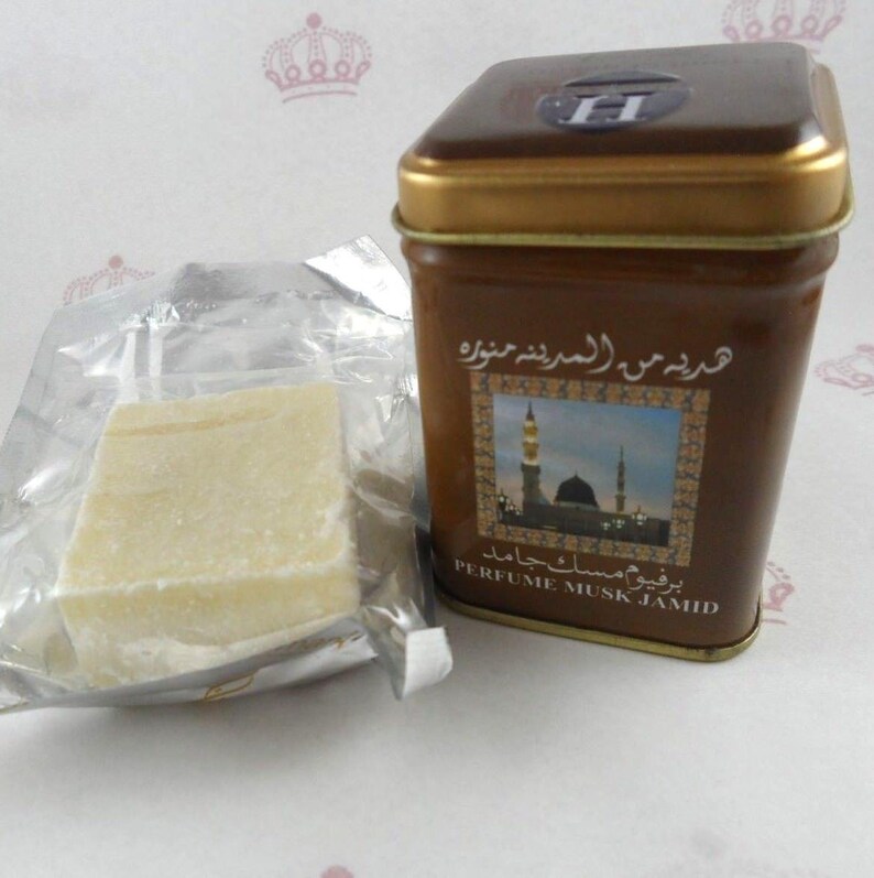 Heman Amber Musk Jamid – Feste Amber Moschus Seife Aus Pakistan, 25 G, Natürlicher Duft
