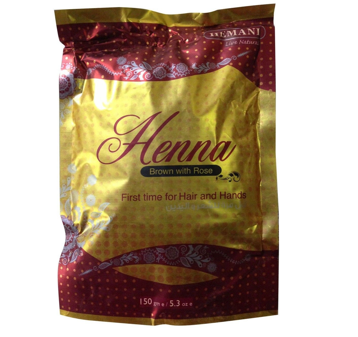 Natural Hemani Henna Powder 150g For Hair Hand Red Black Etsy