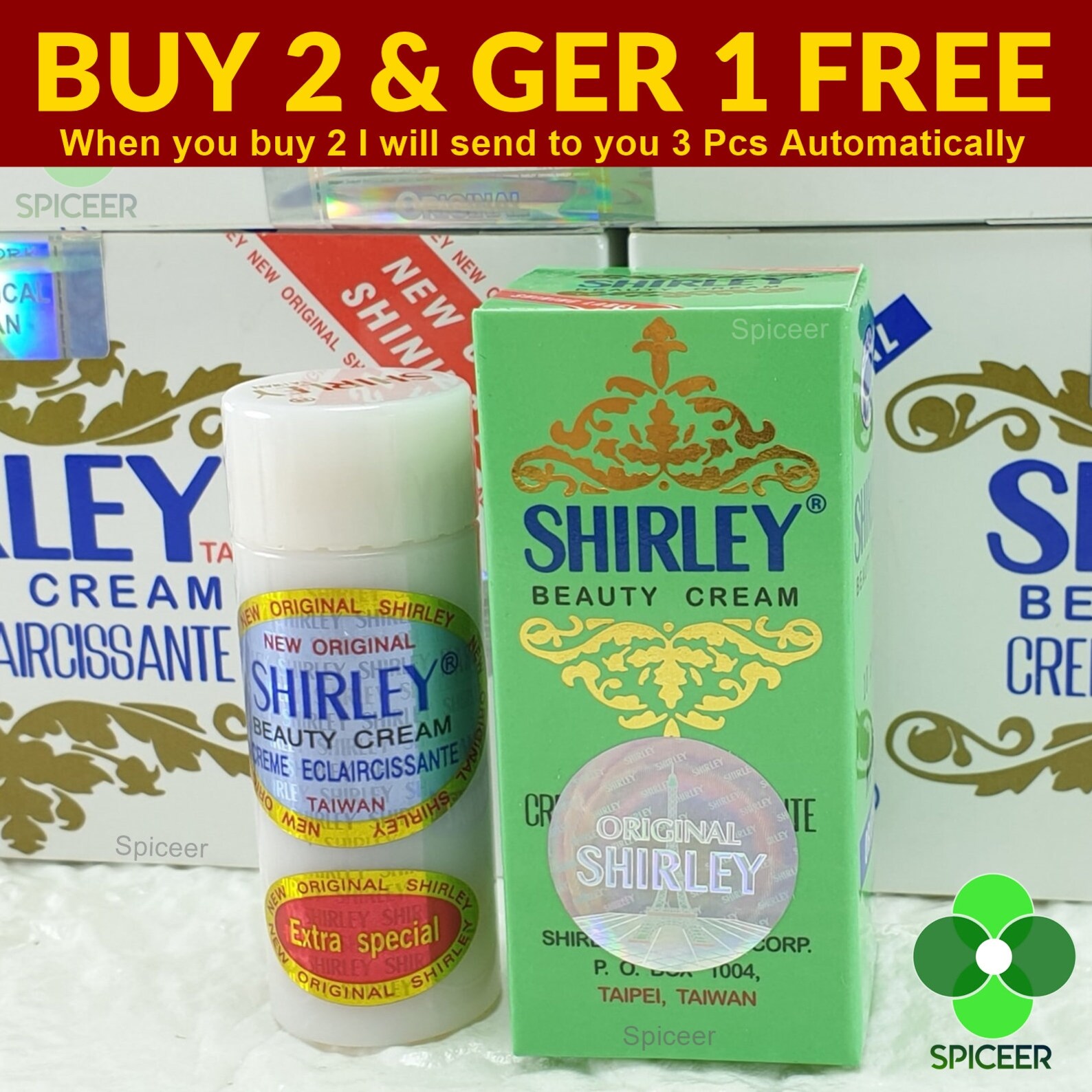 Original Shirley Beauty Cream 10g Skin Lightening AntiAgeing Etsy