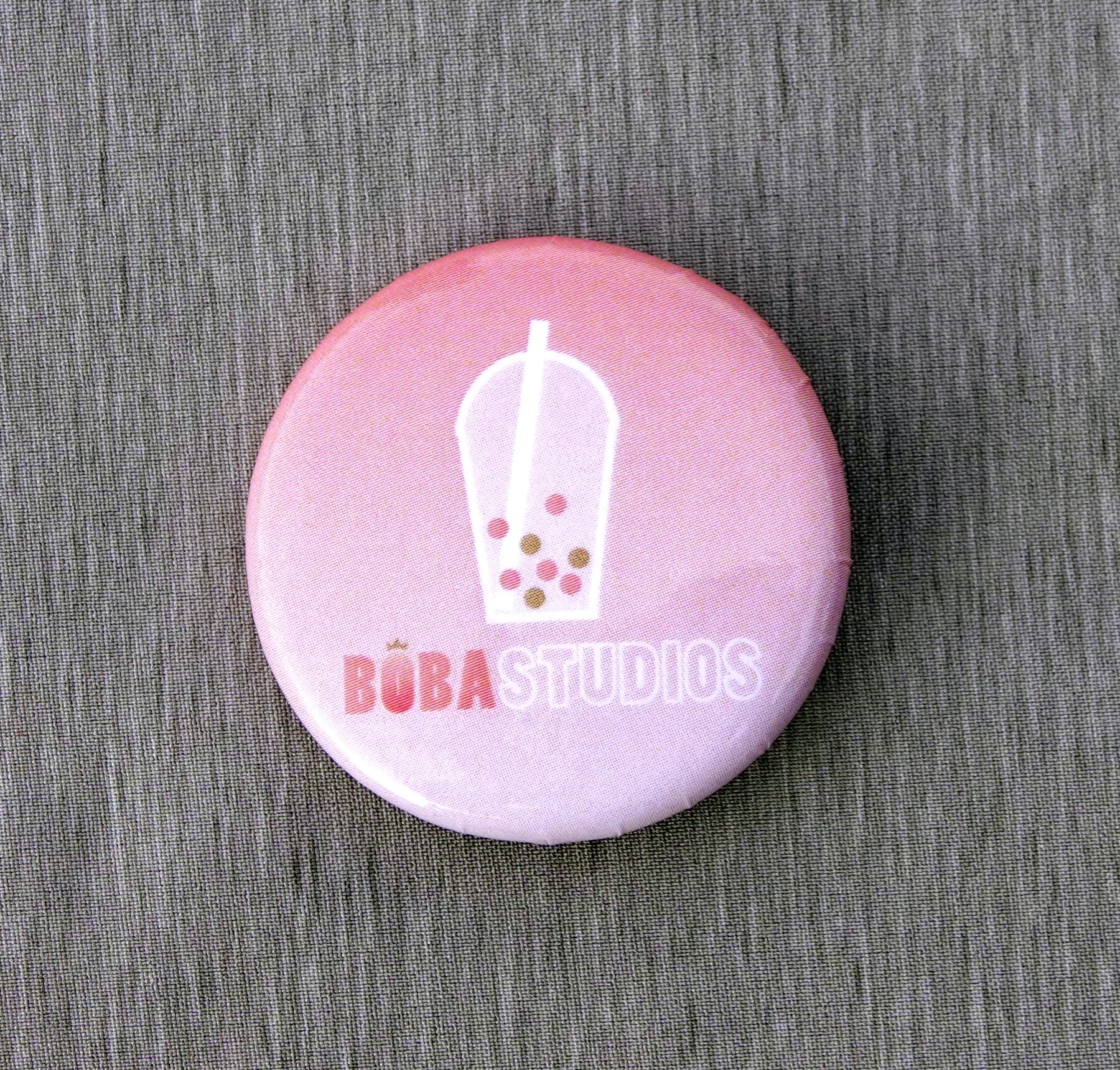 Boba Studios & Squirrely Roo Rabbit Logo Buttons - Etsy