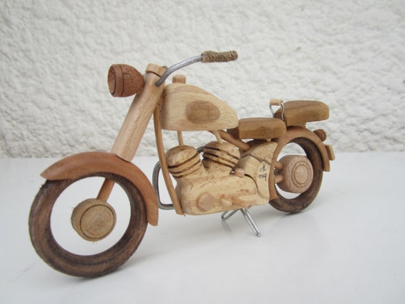 Holz V Twin Motorrad Etsy