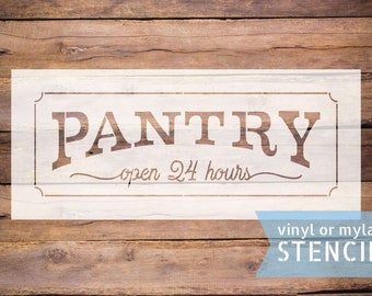 Pantry Stencil Etsy