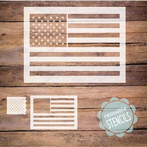 american flag stencil, stars and stripes stencil, independence day, reusable stencil, stars stencil, mylar stencil, USA flag stencil