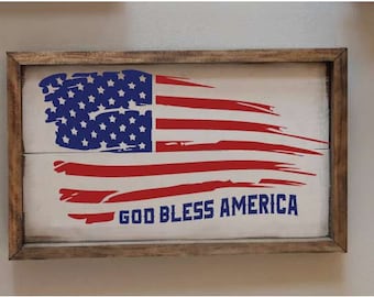 american flag stencil, god bless america stencil, independence day reusable stencil, flag stencil, patriotic stencil, july 4th stencil, USA