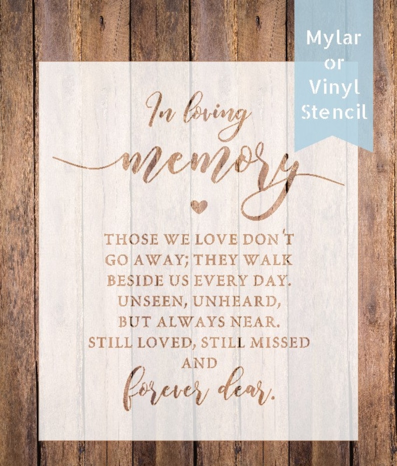 Write a memorial poem image