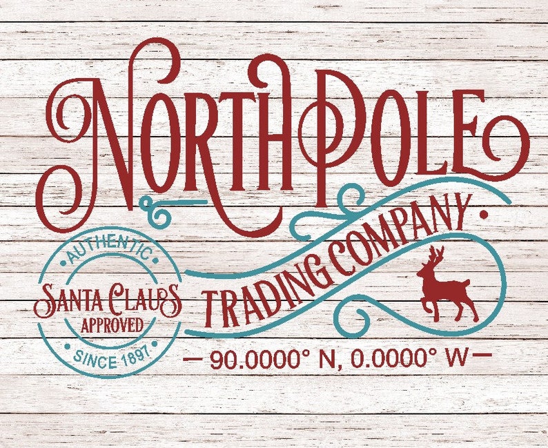 North Pole Christmas Stencil North Pole Trading Company North Pole north-pole-christmas-stencil-north-pole-trading-company-north-pole