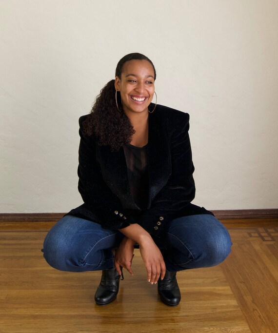 Vintage Sparkle Blazer/ Liz Claiborne Collarless J