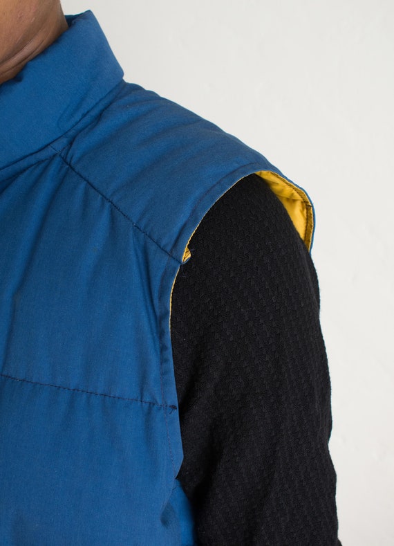 Eddie Bauer 70's/80's Goose Down Quilted Vest/ Me… - image 7