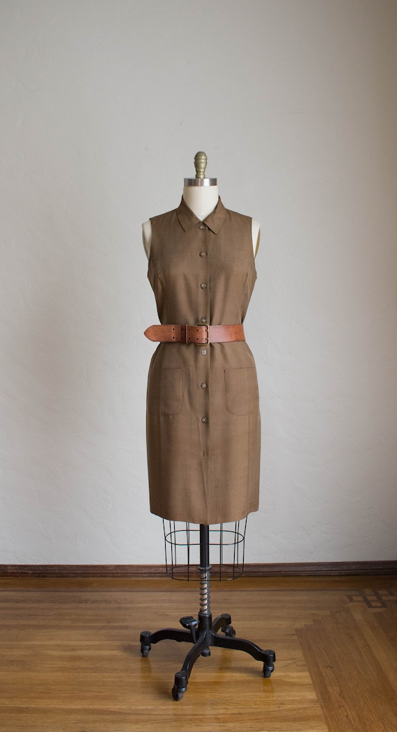 Vintage 80’s Silk Dress/ Professional Work Dress/