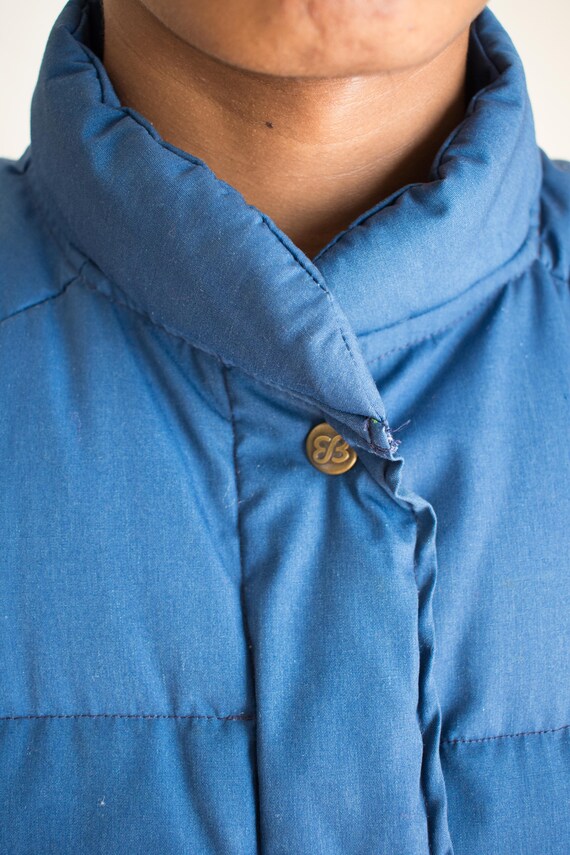 Eddie Bauer 70's/80's Goose Down Quilted Vest/ Me… - image 9