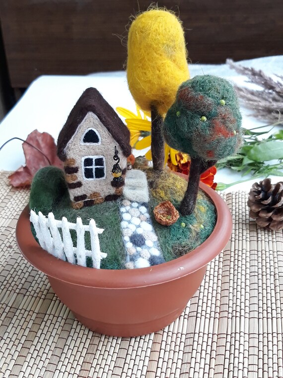 miniature house garden