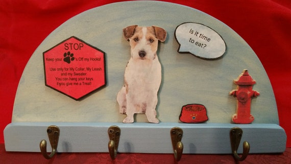 Jack Russell Leash Collar Sweater Key Holder Personalize Etsy