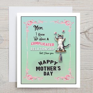 Cartões engraçados para o dia das mães, cartões para o dia das mães, cartões engraçados, cartões de amor, retrô