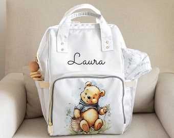 Winnie The Pooh Diaper Backpack - Versatile Baby Shower Gift