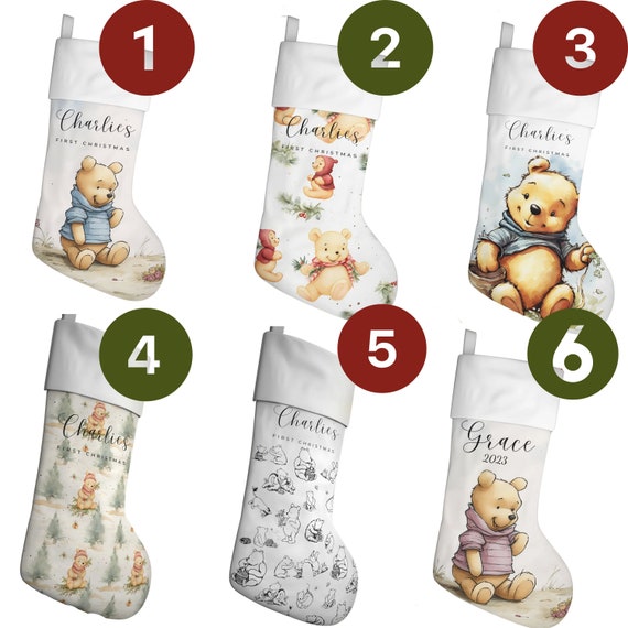 Personalized winnie the pooh christmas stockings Clearance