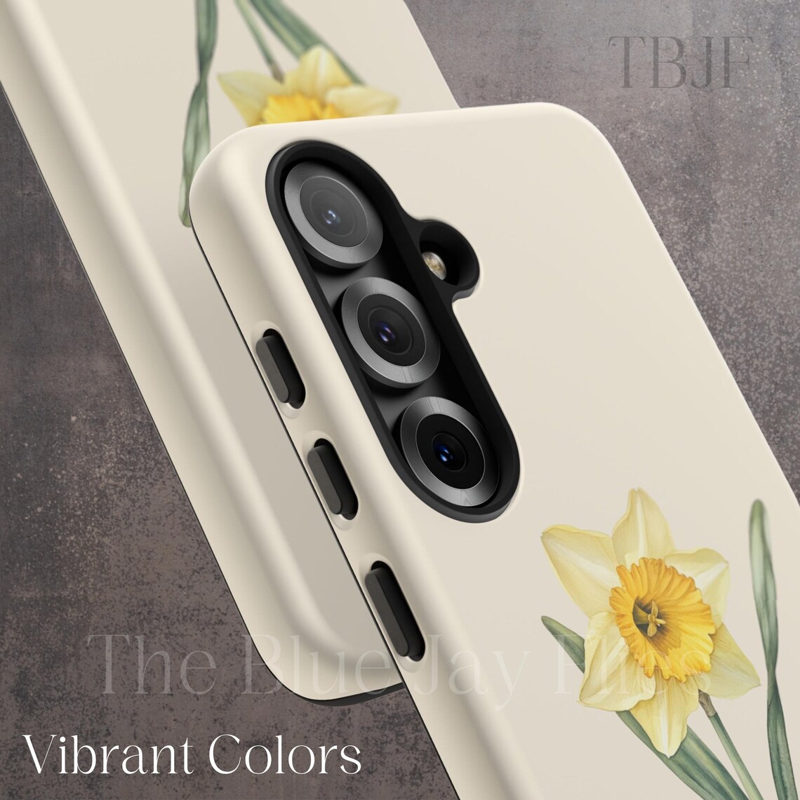 Birth Month Flower March Daffodil Custom Phone Tough Case Minimalist ...