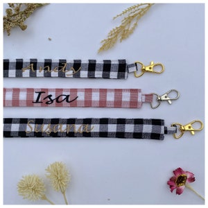 Lanyard, Llavero personalizado, Llavero de tela, Llavero de asa imagen 1