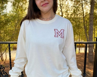 Sudadera mujer, Sudadera personalizada, Sudadera inicial, sudadera regalo mujer, Sudadera fina, Regalos navidad