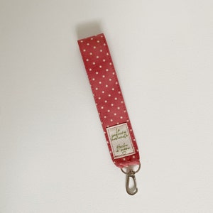 Lanyard, Llavero personalizado, Llavero de tela, Llavero de asa imagen 7