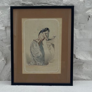 1800s Hand-coloured Engraving / Print