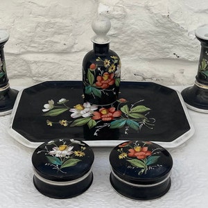 Vintage Dressing Table Set / 7 pieces