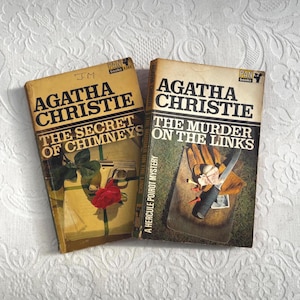 Agatha Christie Vintage Paperback Collectables - Two novels published by Pan Books in 1967 and 1970