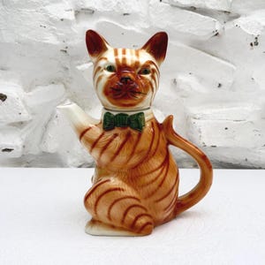 Tony wood cat teapot - Etsy 日本