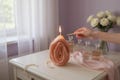 Yoni Candle | Goddess Soy Wax | Feminine Decor | Vulva Candle Gift | Scrub Life