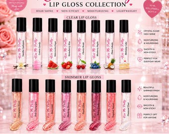Kiss Me Pretty Lip Gloss | Shimmer Gloss | Handmade Beauty Gift
