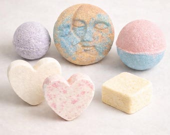 Bombas de baño perfumadas hechas a mano / Colores personalizados, baño relajante