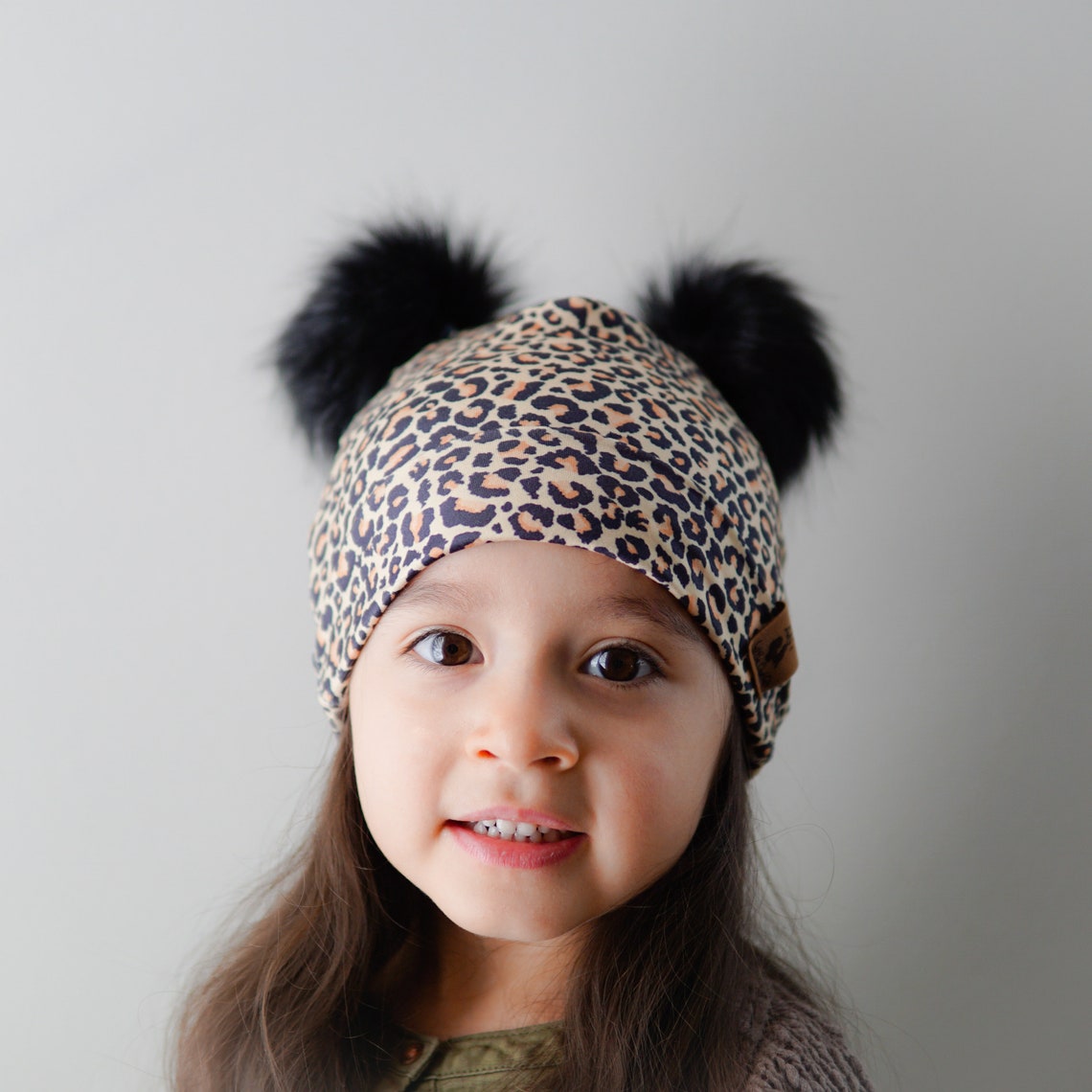 Cheetah Slouchy Beanie Leopard Beanie Hat Cheetah Print Etsy