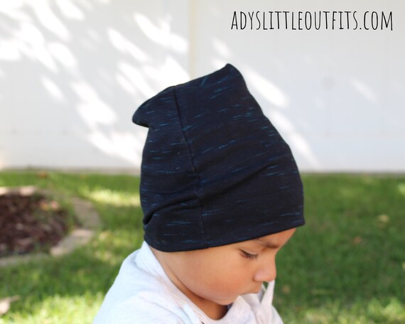 baby black beanie hat