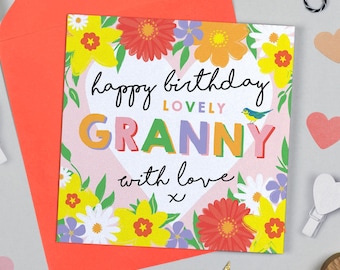 Celebration Birthday Granny Card